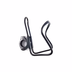1pc Bike Motorcycle Handlebar Drink Cup Holder Beverage Water Bottle Universal - Black