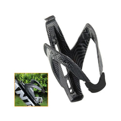 Bike Water Cup Holder Carbon Fiber Bicycle Cycling Drink Bottle Rack Road - black