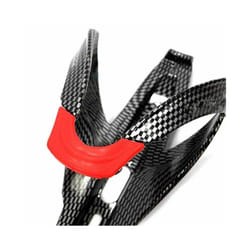 Bike Water Cup Holder Carbon Fiber Bicycle Cycling Drink Bottle Rack Road - red