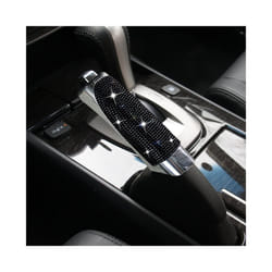 New Luxury Bling Car Gears Handbrake Cover Car Decoration Car Styling - black