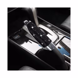 New Luxury Bling Car Gears Handbrake Cover Car Decoration Car Styling - white