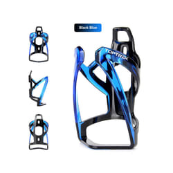 Toptrek Bicycle Bottle Cages Mtb Road Bicycle Water Bottle Holder Colorful - Black blue