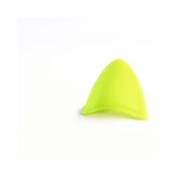 Motorcycle Helmet Cute Cat Ears Sticker Decor Electric Car Motocross Driving - fluorescent green