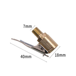 Car Tire Valve Pump Nozzle Deflated Clamp Motorbike Air Chuck Inflator - 3