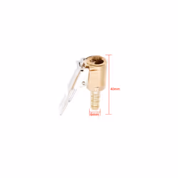 Car Tire Valve Pump Nozzle Deflated Clamp Motorbike Air Chuck Inflator - 4