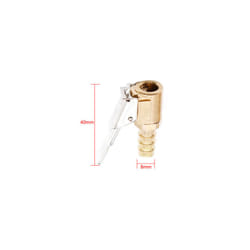 Car Tire Valve Pump Nozzle Deflated Clamp Motorbike Air Chuck Inflator - 5