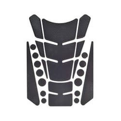 3d Fuel Oil Gas Tank Pad Sticker Decal Motorcycle Accessories Parts For - Black