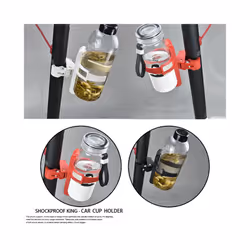 Scooter Water Cup Bracket Electric Scooter Bike Bottle Cage Holder Kettle - Red