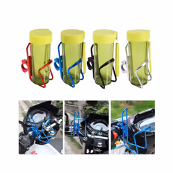 Motorcycle Cup Holder Motorbike Drink Cup Stand Holder Water Beverage - Blue