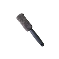 Microfiber Wheel Tire Rim Brush Portable Car Wash Wheel Wash Cleaning - gray
