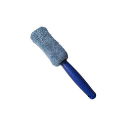Microfiber Wheel Tire Rim Brush Portable Car Wash Wheel Wash Cleaning - Blue