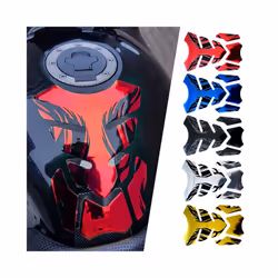 For Honda Yamaha Tankpad Sticker Fishbone 3d Tank Pad Stickers Oil Gas - Gold