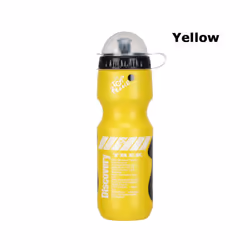 750ML Portable Mountain Bicycle Water Bottle Outdoor Sport Camping Drink - yellow