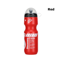 750ML Portable Mountain Bicycle Water Bottle Outdoor Sport Camping Drink - red