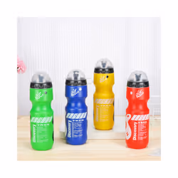 750ML Portable Mountain Bicycle Water Bottle Outdoor Sport Camping Drink - red