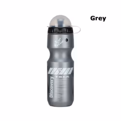 750ML Portable Mountain Bicycle Water Bottle Outdoor Sport Camping Drink - grey