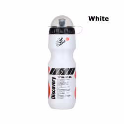 750ML Portable Mountain Bicycle Water Bottle Outdoor Sport Camping Drink - white