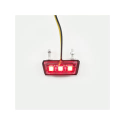12V Motorcycle License Plate LED Light Motorcycle License Plate Warning - Red