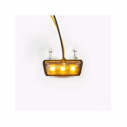 12V Motorcycle License Plate LED Light Motorcycle License Plate Warning - Yellow