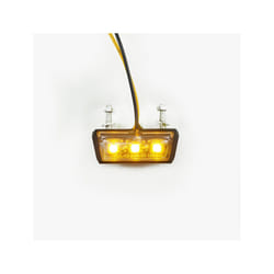 12V Motorcycle License Plate LED Light Motorcycle License Plate Warning - Yellow