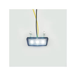 12V Motorcycle License Plate LED Light Motorcycle License Plate Warning - White