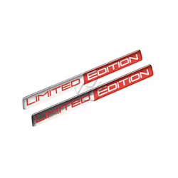 3d Car Sticker Limited Edition Emblem Badge Decal Case For Bmw Honda Motorcycle - Red