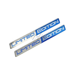 3d Car Sticker Limited Edition Emblem Badge Decal Case For Bmw Honda Motorcycle - Blue