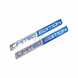 3d Car Sticker Limited Edition Emblem Badge Decal Case For Bmw Honda Motorcycle - Blue