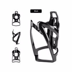 2022 New Colorful Bicycle Bottle Cage Bike Water Cup Holder Kettle Rack - Black