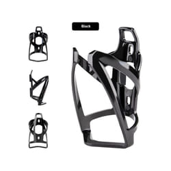 2022 New Colorful Bicycle Bottle Cage Bike Water Cup Holder Kettle Rack - Black