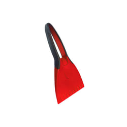 Silicone Anti skid Handle Car Ice Scraper Snow Shovel Auto Snow Remover - Red