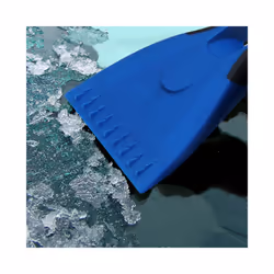 Silicone Anti skid Handle Car Ice Scraper Snow Shovel Auto Snow Remover - Black