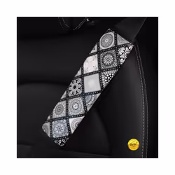 Car Seat Belt Shoulder Guard Pads Covers Protective Sleeve Bohemian Style - C