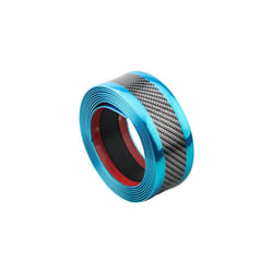 1Meter Carbon Fiber Anti Scratch Car Door Sill Stickers Protectective - 1Meter Blue