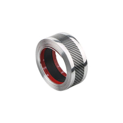 1Meter Carbon Fiber Anti Scratch Car Door Sill Stickers Protectective - 1Meter Silver