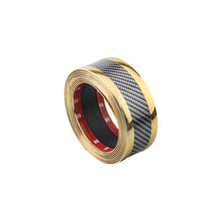 1Meter Carbon Fiber Anti Scratch Car Door Sill Stickers Protectective - 1Meter Gold