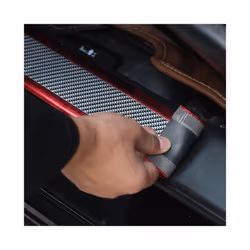 1Meter Carbon Fiber Anti Scratch Car Door Sill Stickers Protectective - 1Meter Gold