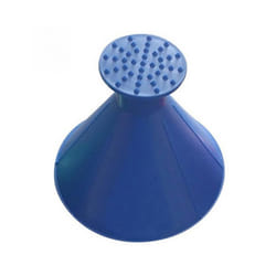4pcs Car Window Windshield Magic Ice Scraper Oil Funnel Snow Remover Shovels - Blue