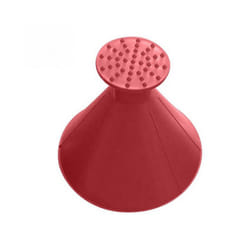 4pcs Car Window Windshield Magic Ice Scraper Oil Funnel Snow Remover Shovels - Red