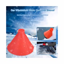4pcs Car Window Windshield Magic Ice Scraper Oil Funnel Snow Remover Shovels - 1 Set