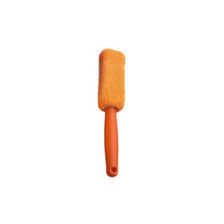 Car Wash Microfiber Wheel Tire Rim Brush Car Wheel Wash Cleaning For Car - orange