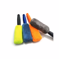 Car Wash Microfiber Wheel Tire Rim Brush Car Wheel Wash Cleaning For Car - orange