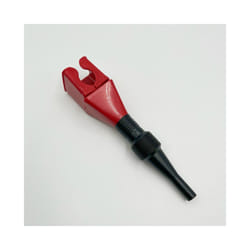 Plastic Retractable Car Motorcycle Refueling Gasoline Engine Oil Funnel - Red