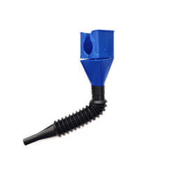 Plastic Retractable Car Motorcycle Refueling Gasoline Engine Oil Funnel - Blue