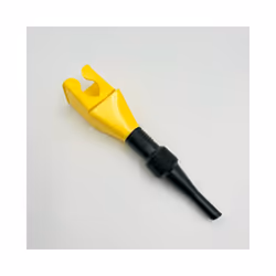 Plastic Retractable Car Motorcycle Refueling Gasoline Engine Oil Funnel - Yellow