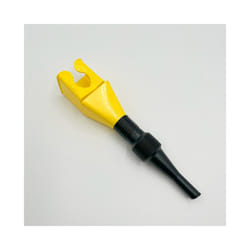 Plastic Retractable Car Motorcycle Refueling Gasoline Engine Oil Funnel - Yellow
