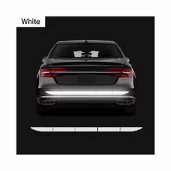 Car Reflective Sticker Warning Safety Tape Anti Collision Reflective Stickers - Reflective White