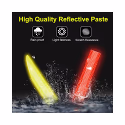 Car Reflective Sticker Warning Safety Tape Anti Collision Reflective Stickers - Reflective White