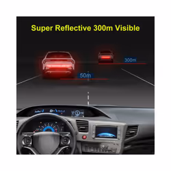 Car Reflective Sticker Warning Safety Tape Anti Collision Reflective Stickers - Reflective White