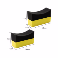 1/2pcs Car Wheel Cleaning Sponge Tire Wash Wiper Water Suction Sponge - 10x7x4cm 2Pcs